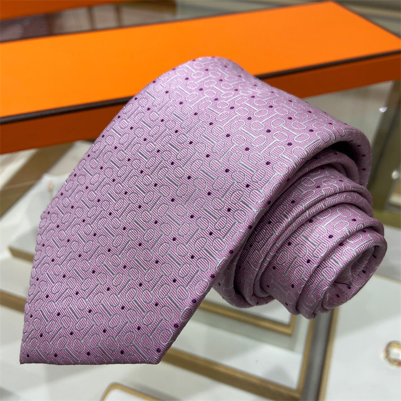 High-end Brand Designer Men Ties Silk Hand Embroidered Business Casual Neck Tie High Quality 7026