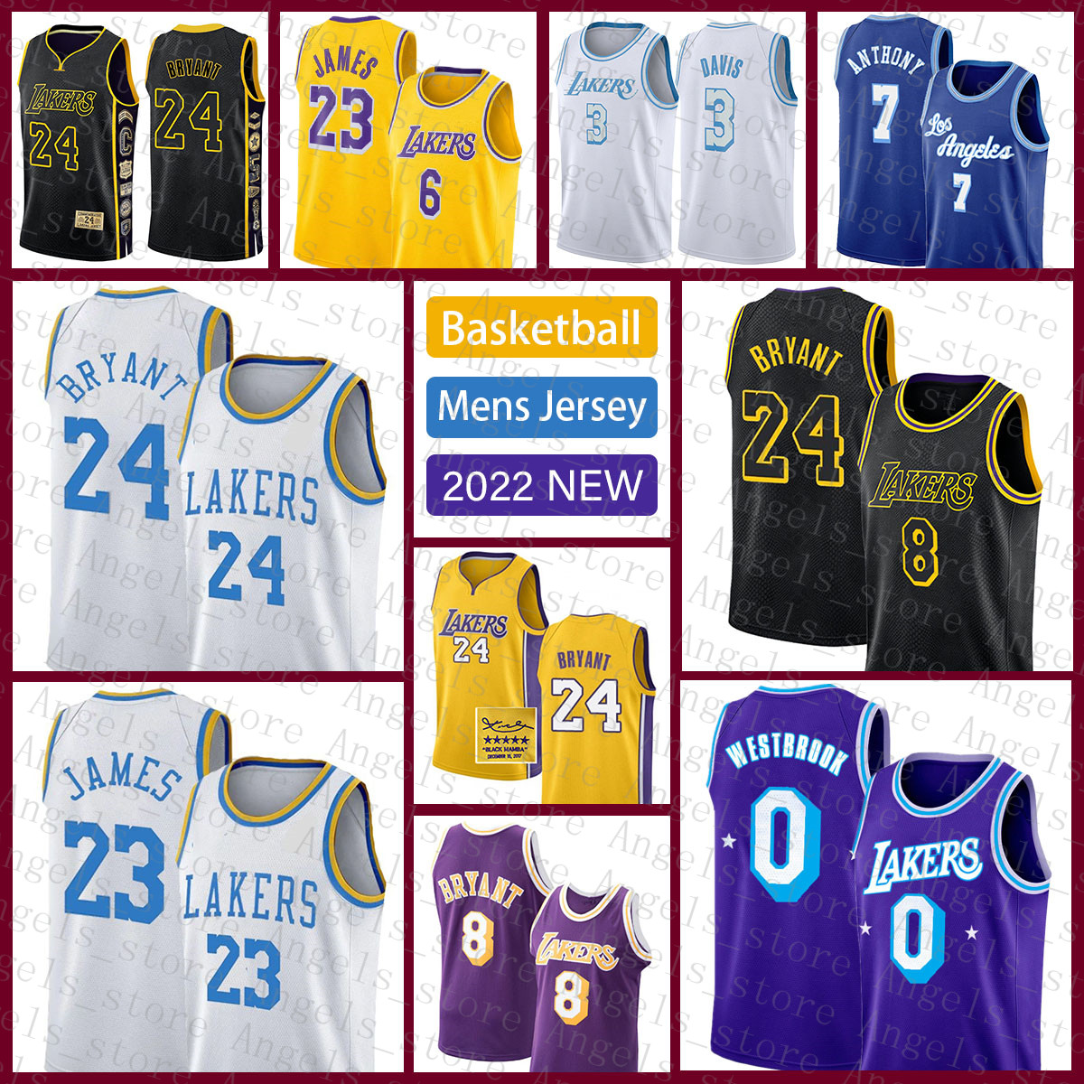 Basketball Jersey 23 6 3 0 Bryant Los Angeles''Lakers''Kobe''Black Mamba 24 8 LeBron James Anthony Russell Westbrook Davis 801
Basketball Jersey 23 6 3 0 Bryant Los Angeles''Lakers''Kobe''Black Mamba 24 8 LeBron James Anthony Russell Westbrook Davis 801