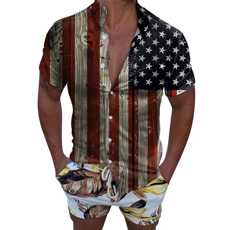 Men' Casual Shirts Loose Short Top Beach Flag Men Printed Fashion Summer Lady T Shirt Cotton Exercise MenMen, White
Men' Casual Shirts Loose Short Top Beach Flag Men Printed Fashion Summer Lady T Shirt Cotton Exercise MenMen, White