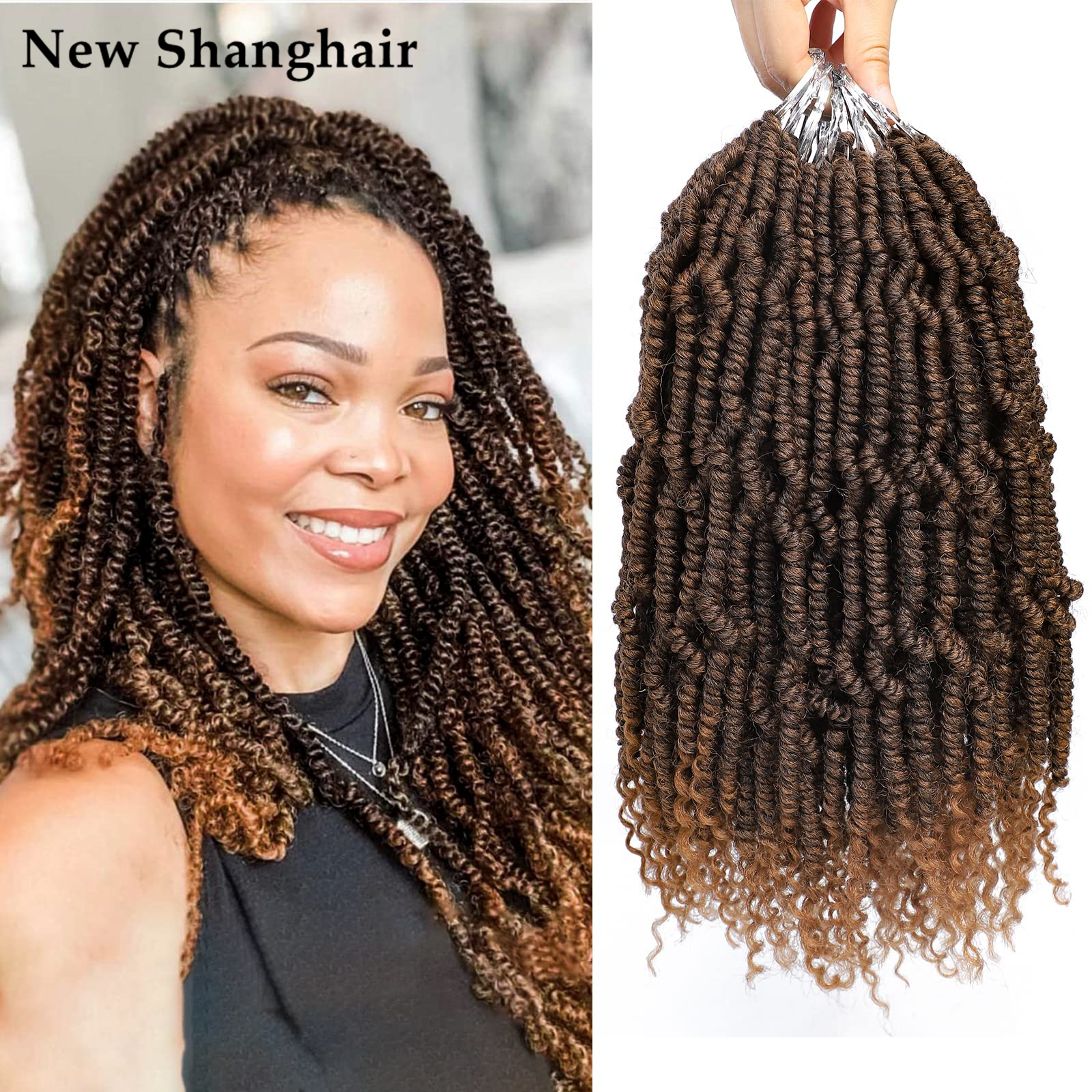 Bomb Twist Crochet Hair 14 Inch Spring Twist Crochet Braids Synthetic Hair Extensions Pre-looped Passion Braiding Hair Senegalese Spring Twist BS02, #t27
Bomb Twist Crochet Hair 14 Inch Spring Twist Crochet Braids Synthetic Hair Extensions Pre-looped Passion Braiding Hair Senegalese Spring Twist BS02, #t27