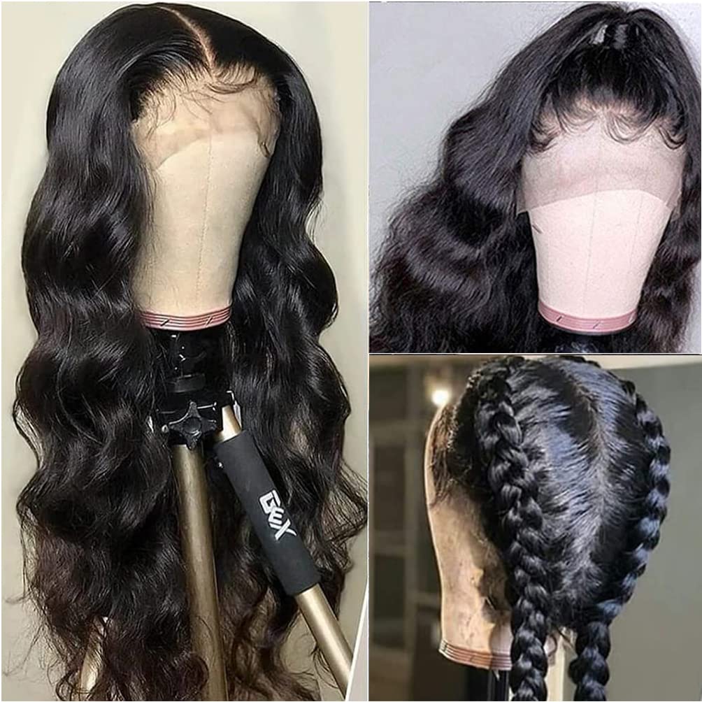 Silky Straight 360 Full Lace Front Human Hair Wigs Pre Plucked With Baby Hair