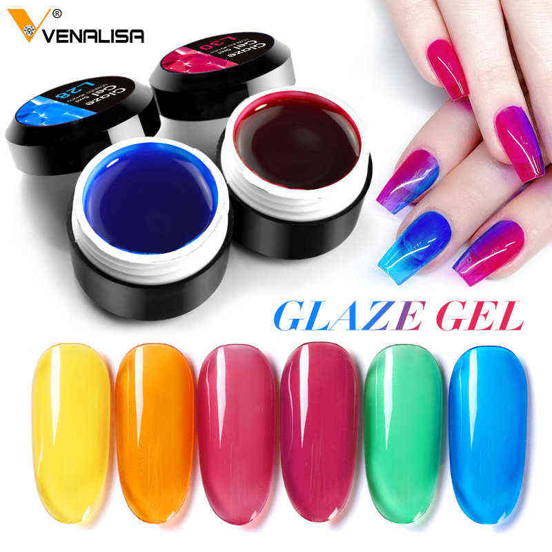 NXY Nail Gel 5g Sliver Painting Metal Effect Polish Liner Drawing Basic Color Glass Glaze Transparent Varnish 0328
