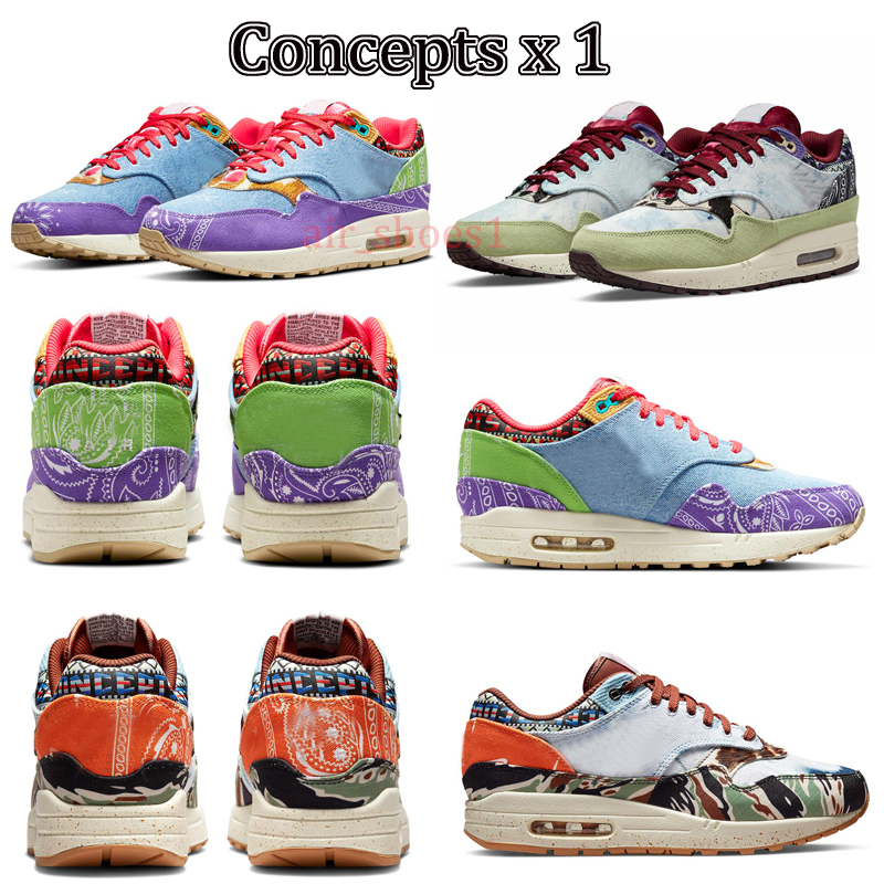 Max 1 87 Women Men Running Shoes Max 87s Concepts x Far Out Heavy Mellow Fashion Trainers Sports Sneakers 36-47, Contact us
Max 1 87 Women Men Running Shoes Max 87s Concepts x Far Out Heavy Mellow Fashion Trainers Sports Sneakers 36-47, Contact us