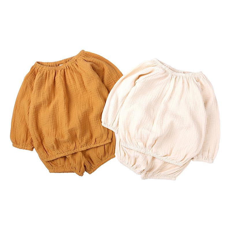Clothing Sets Summer Children's Girls' Cotton Home Set Kids Baby Cool Long Sleeve Casual Pajamas Girls 2pcs SuitClothing, Beige
Clothing Sets Summer Children's Girls' Cotton Home Set Kids Baby Cool Long Sleeve Casual Pajamas Girls 2pcs SuitClothing, Beige