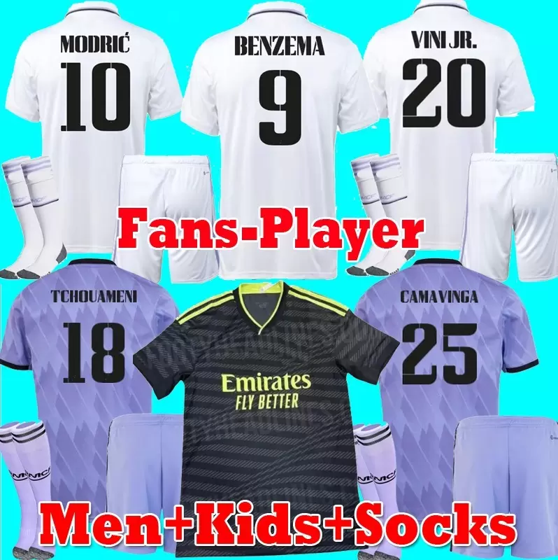 Fans Player version BENZEMA 22 23 soccer jerseys football kit shirt adult VINI JR HAZARD ASENSIO MODRIC MARCELO rEAL mADRIds men kids sets Sets 2022 2023 uniforms, 22 23 player third
Fans Player version BENZEMA 22 23 soccer jerseys football kit shirt adult VINI JR HAZARD ASENSIO MODRIC MARCELO rEAL mADRIds men kids sets Sets 2022 2023 uniforms, 22 23 player third