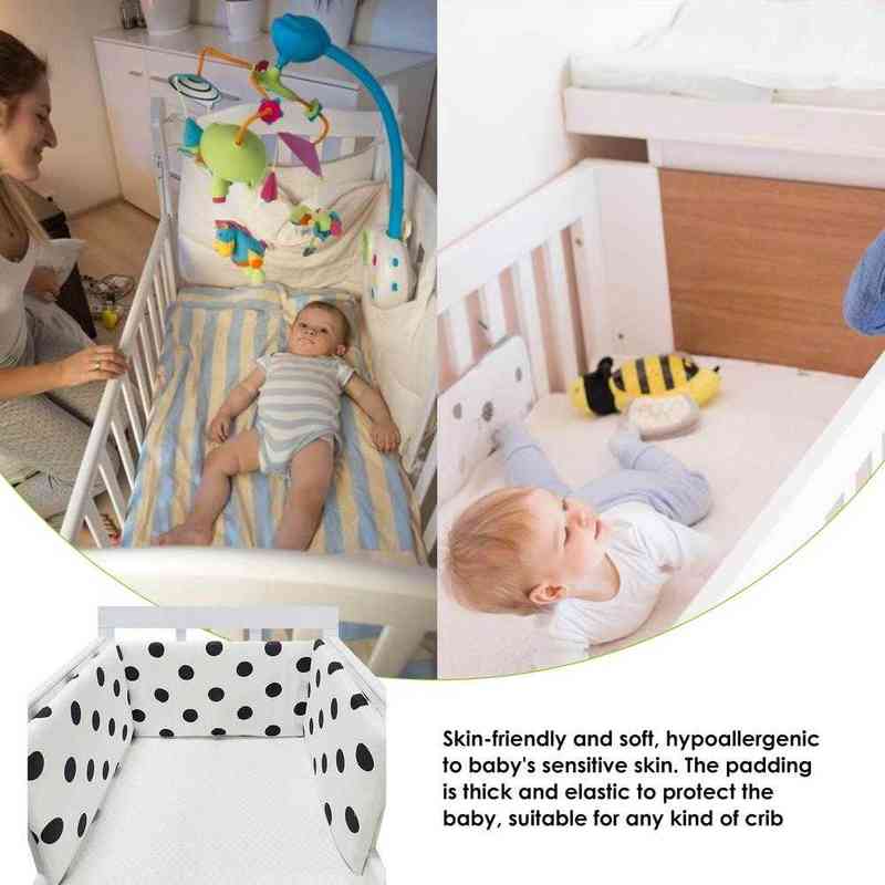 One Piece Baby Crib Bumper Soft And Skin-friendly Padded Crib Liner Suitable For Protect Your Child In The Household G220421