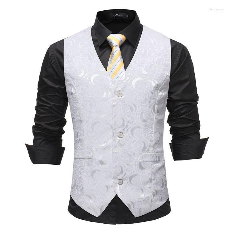 Men' Vests High Quality Mens White Vest Fashion Casual Flower Men Spring And Autumn Waistcoat M L XL Phin22
Men' Vests High Quality Mens White Vest Fashion Casual Flower Men Spring And Autumn Waistcoat M L XL Phin22