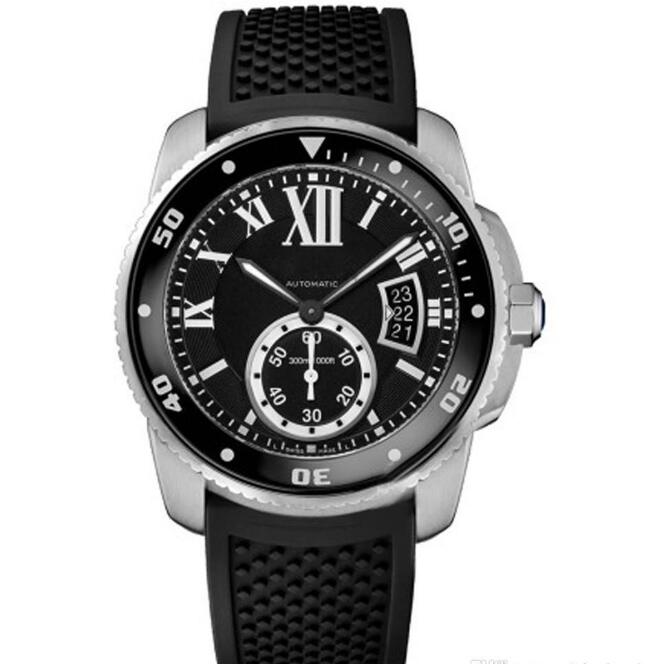 2022 Top Mens Watch Black Calendar Dial Automatic Mechanical Rubber Strap Sapphire Glass Male Wristwatch 904L Stainless Steel Case, Waterproof
2022 Top Mens Watch Black Calendar Dial Automatic Mechanical Rubber Strap Sapphire Glass Male Wristwatch 904L Stainless Steel Case, Waterproof