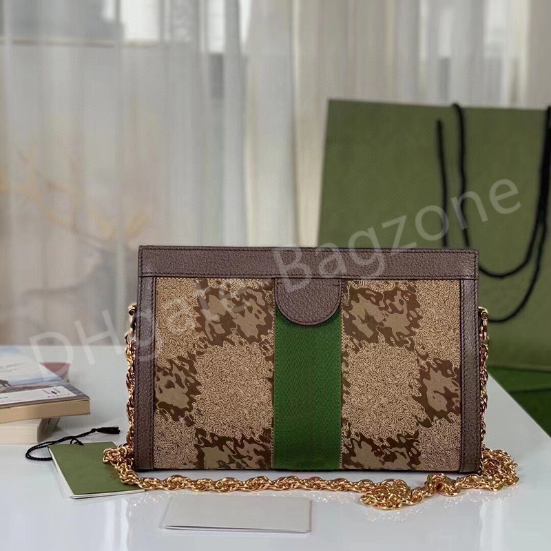 High street Clip Bag Womens Chain Handbag Latest Brown Leather Shoulder Handbag Retro Fashion Red And Green Webbing Cotton Linen Lining
High street Clip Bag Womens Chain Handbag Latest Brown Leather Shoulder Handbag Retro Fashion Red And Green Webbing Cotton Linen Lining