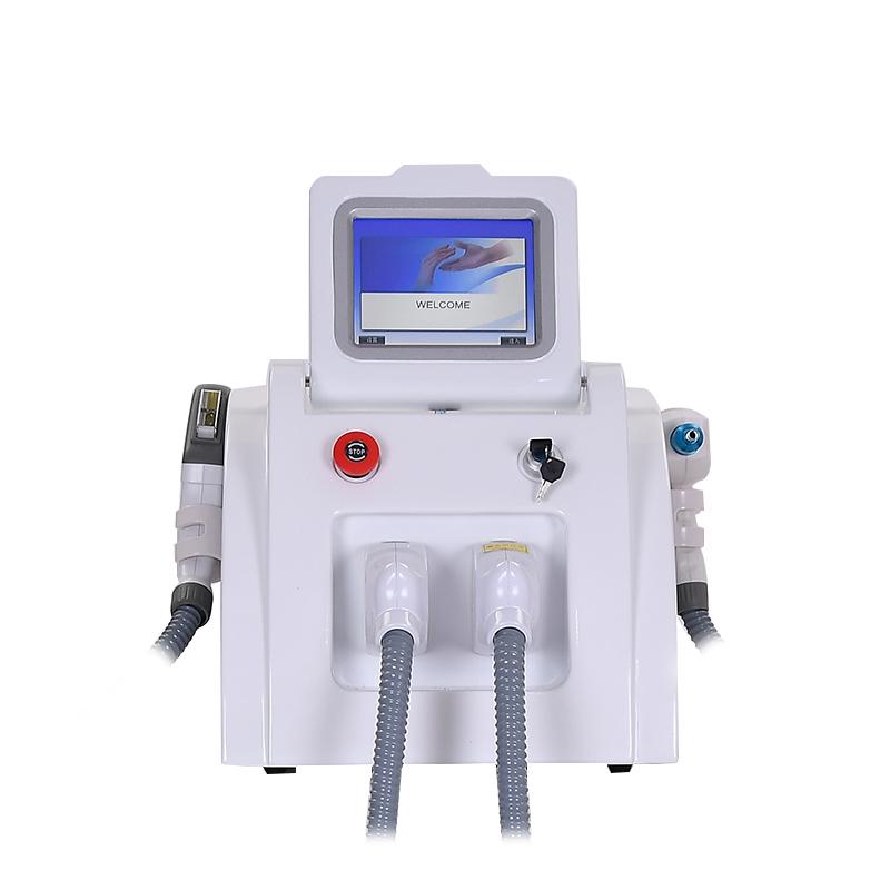 Multi-Functional Beauty Equipment 2 in 1 IPL OPT Hair Removal Machine Laser Tattoo Removal Eyebrow Washing Machine Nd Yag Laser Q Switch