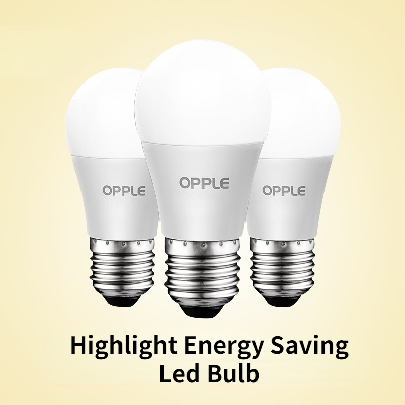 OPPLE LED Bulb EcoMax1 E27 3W 9W 12W 14W Screw Mouth 176V~264V 3000K 6500K White Warm Color for House Living Room Yard