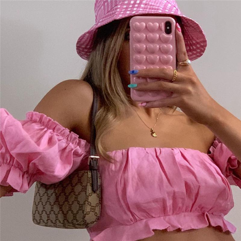 Women's Blouses & Shirts 2022 Women Sexy Tanks Top Summer Ruffles Puff Sleeve Backless Crop Tops Feminino Ladies Elastic Shirt Vest, White
Women's Blouses & Shirts 2022 Women Sexy Tanks Top Summer Ruffles Puff Sleeve Backless Crop Tops Feminino Ladies Elastic Shirt Vest, White