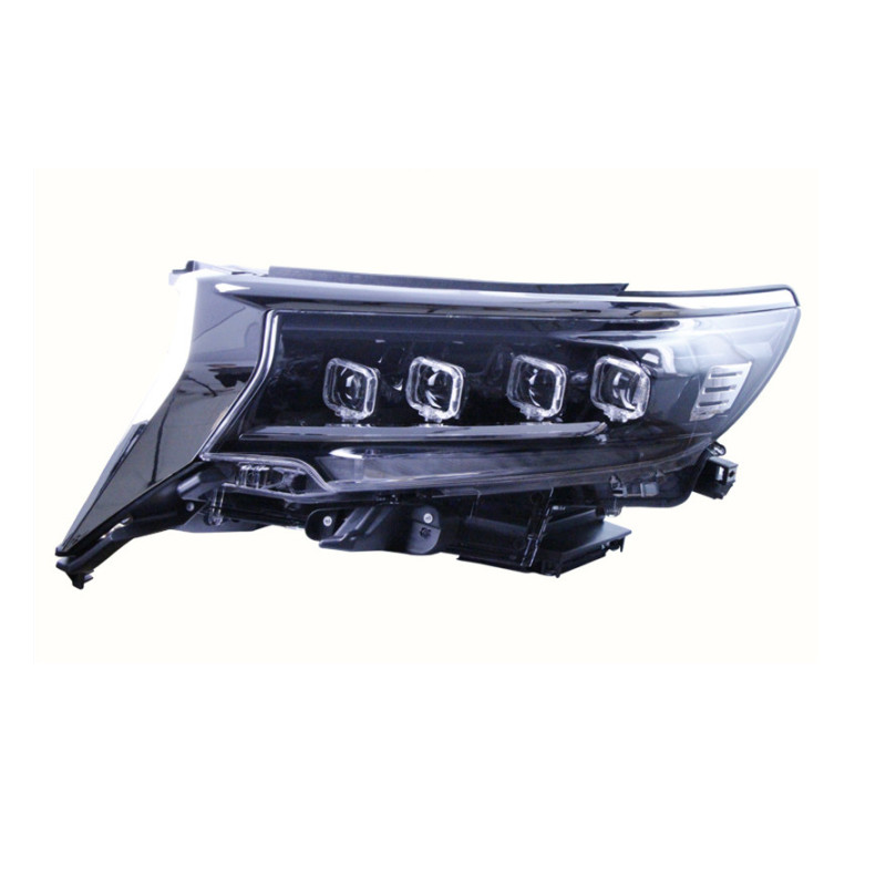 Full LED Head Light For Toyota Prado LC200 LED Headlight 17-21 Daytime Running Lights High Beam Lens Angel Eye Lamp