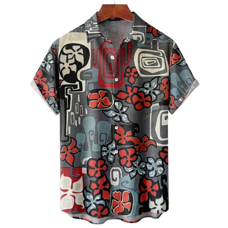 Men's Casual Shirts Mens Printed Hawaiian Short Sleeve Button Down Beach Running TopMen's, Blue
Men's Casual Shirts Mens Printed Hawaiian Short Sleeve Button Down Beach Running TopMen's, Blue