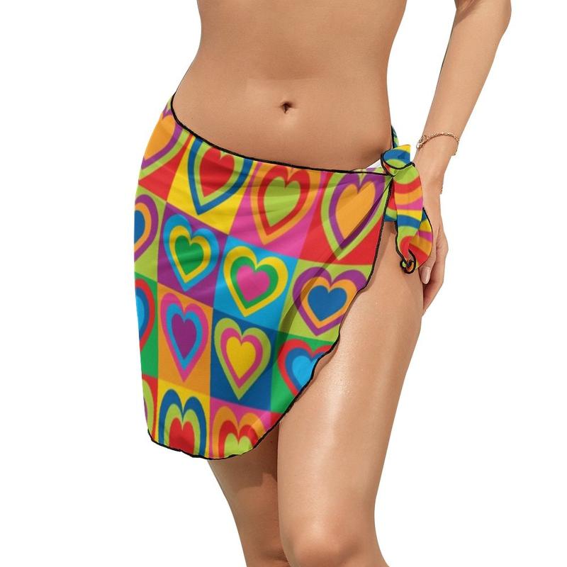 Women' Swimwear Art Hearts Beach Bikini Cover Up Summer Colorful Plaid Print Chiffon Wrap Skirts Cover-Ups Trendy Wear Large SizeWomen' Wo, Style-8
Women' Swimwear Art Hearts Beach Bikini Cover Up Summer Colorful Plaid Print Chiffon Wrap Skirts Cover-Ups Trendy Wear Large SizeWomen' Wo, Style-8