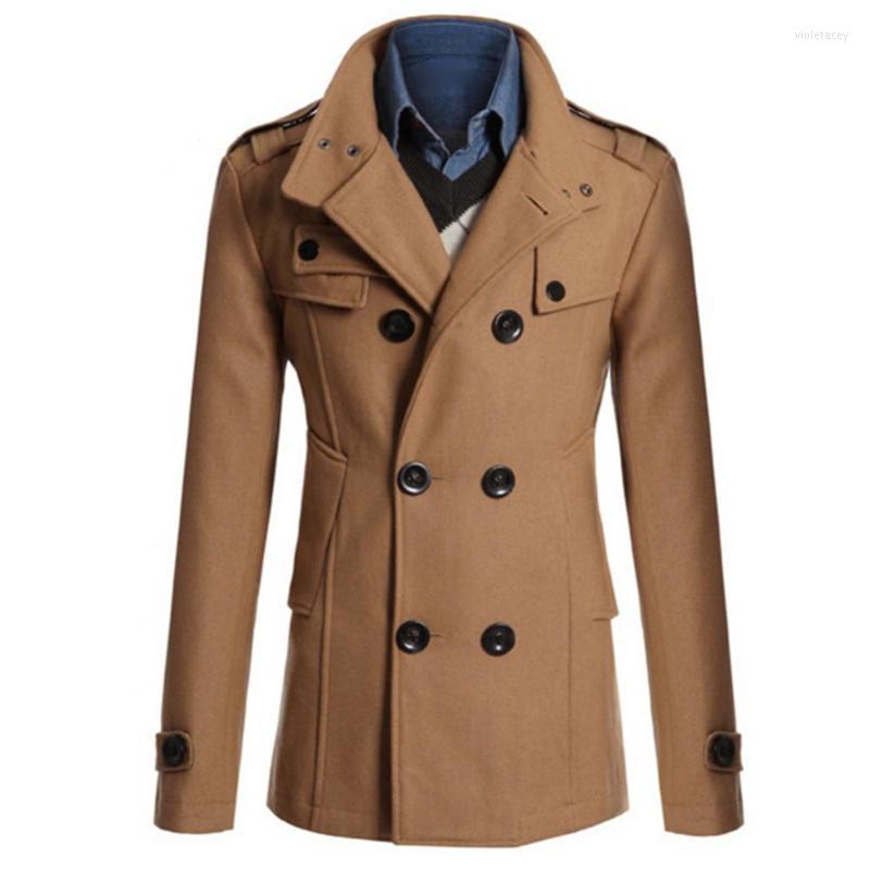 Men's Wool & Blends Coat 2022 Autumn And Winter Fashion Long-sleeved Lapel Double-breasted Casual Viol22
Men's Wool & Blends Coat 2022 Autumn And Winter Fashion Long-sleeved Lapel Double-breasted Casual Viol22