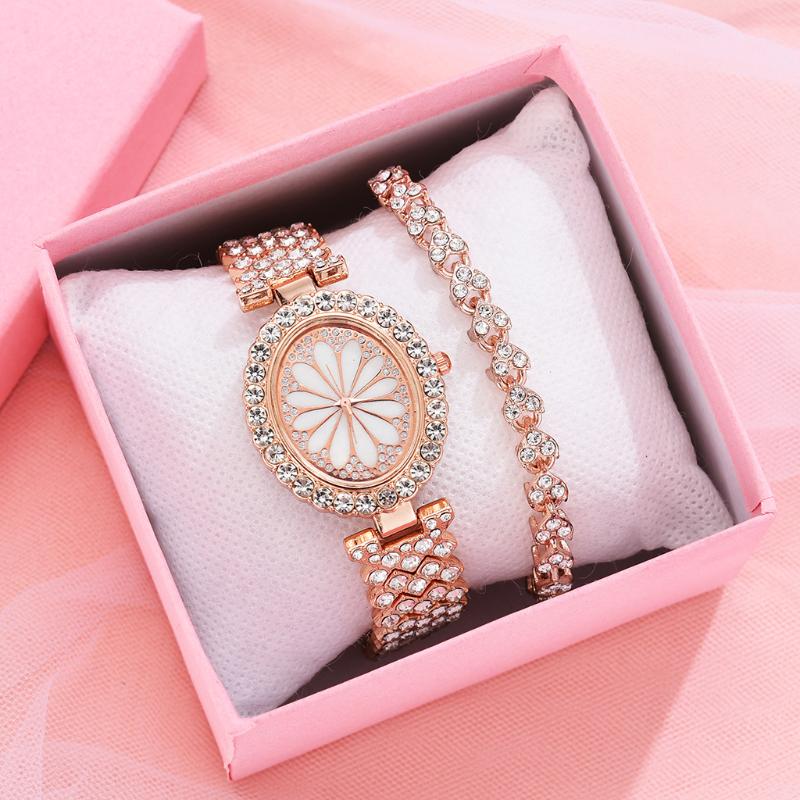 Wristwatches Fashion Luxury Rhinestone Watches Women Quartz Bracelet Ladies Dress Wristwatch Rose Gold Clock Relogios
Wristwatches Fashion Luxury Rhinestone Watches Women Quartz Bracelet Ladies Dress Wristwatch Rose Gold Clock Relogios