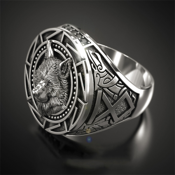Trendy Retro Celtic Wolf Totem Band Rings Men's Viking Gothic Steampunk Carved Animal Rings Fashion Party Gift AB867
Trendy Retro Celtic Wolf Totem Band Rings Men's Viking Gothic Steampunk Carved Animal Rings Fashion Party Gift AB867