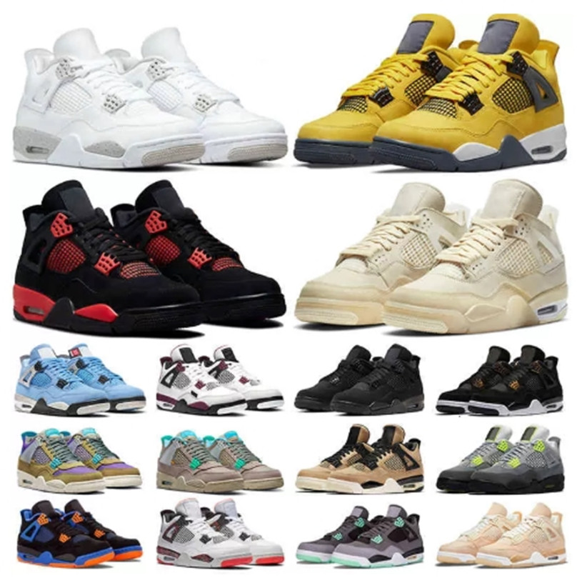 High quality University Blue Bred OG Jumpman 4 4s Basket casual aj4 shoes White Jack Cement Cool Grey Mens Concord Pure UNC Royalty Sport jordan4s jordan4 Sneakers, Option shoe size
High quality University Blue Bred OG Jumpman 4 4s Basket casual aj4 shoes White Jack Cement Cool Grey Mens Concord Pure UNC Royalty Sport jordan4s jordan4 Sneakers, Option shoe size