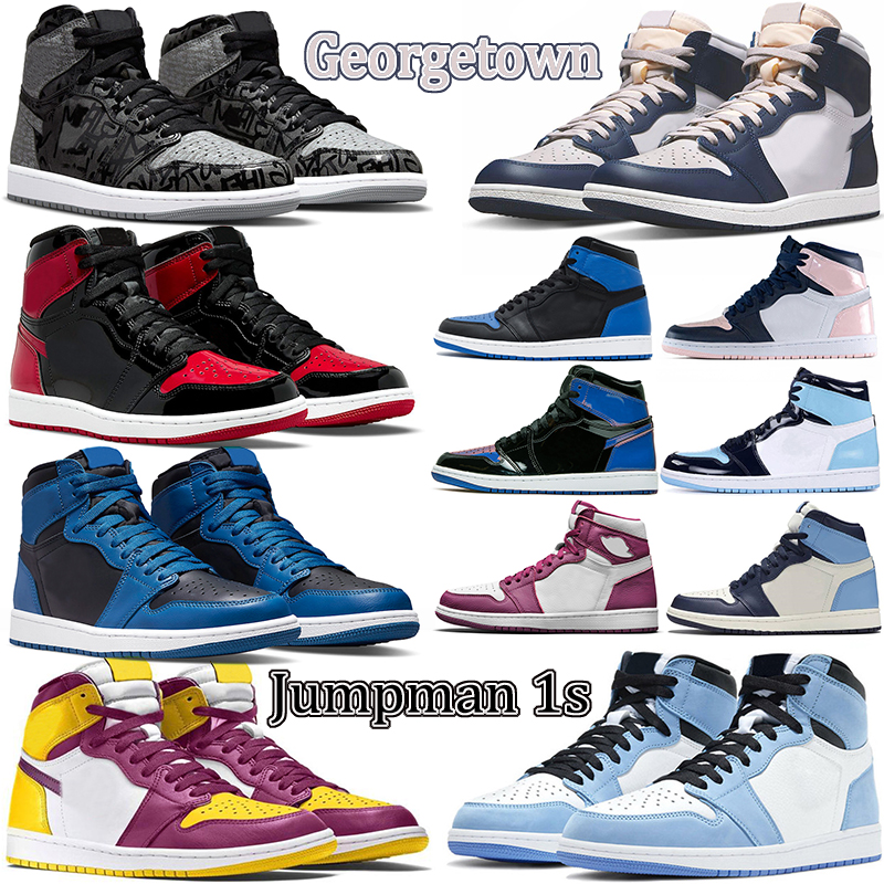 Jumpman 1 Georgetown OG Rebellionaire 1s Mens Basketball Shoes Heritage Bred Patent Hyper Royal University Blue Lucky Green Men Sports Women Sneakers Trainers, Contact customer
Jumpman 1 Georgetown OG Rebellionaire 1s Mens Basketball Shoes Heritage Bred Patent Hyper Royal University Blue Lucky Green Men Sports Women Sneakers Trainers, Contact customer
