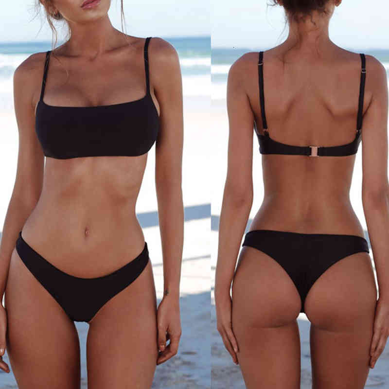 2022 New Sexy Push Up Unpadded Brazilian Bikini Set Women Vintage Swimwear Swimsuit Beach Suit Biquini Bathing Suits, Black
2022 New Sexy Push Up Unpadded Brazilian Bikini Set Women Vintage Swimwear Swimsuit Beach Suit Biquini Bathing Suits, Black