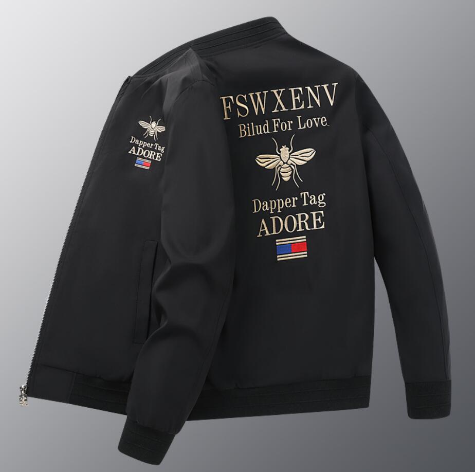 2021 European American new coat men's fashion jacket spring autumn twill mosaic Korean fashion slim fit hooded embroidery casual jacket, W2
2021 European American new coat men's fashion jacket spring autumn twill mosaic Korean fashion slim fit hooded embroidery casual jacket, W2