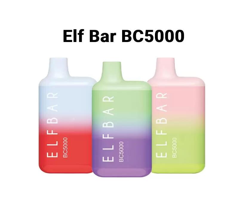 ELF BAR BC5000 E Cigarettes Kits Disposable Vape 13ml 650mah Recharged Battery Vapes Box Device vs bang xxl elux legend gunnpod, Colour 
ELF BAR BC5000 E Cigarettes Kits Disposable Vape 13ml 650mah Recharged Battery Vapes Box Device vs bang xxl elux legend gunnpod, Colour
