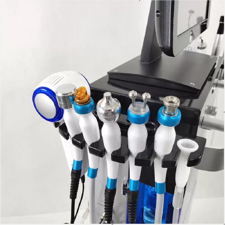 Salon use 13 in1 SPA Hydra Dermabrasion Machine Diamond Skin Resurfacing BIO Microcurrent Microdermabrasion Peeling Acne Treatment