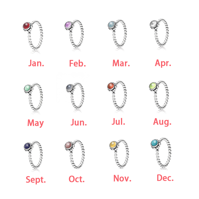 New Original S925 Pandora Ring Twelve Month Birthstone Beaded With Crystal for Women Jewelry Birthday Gift Hongrui61
New Original S925 Pandora Ring Twelve Month Birthstone Beaded With Crystal for Women Jewelry Birthday Gift Hongrui61