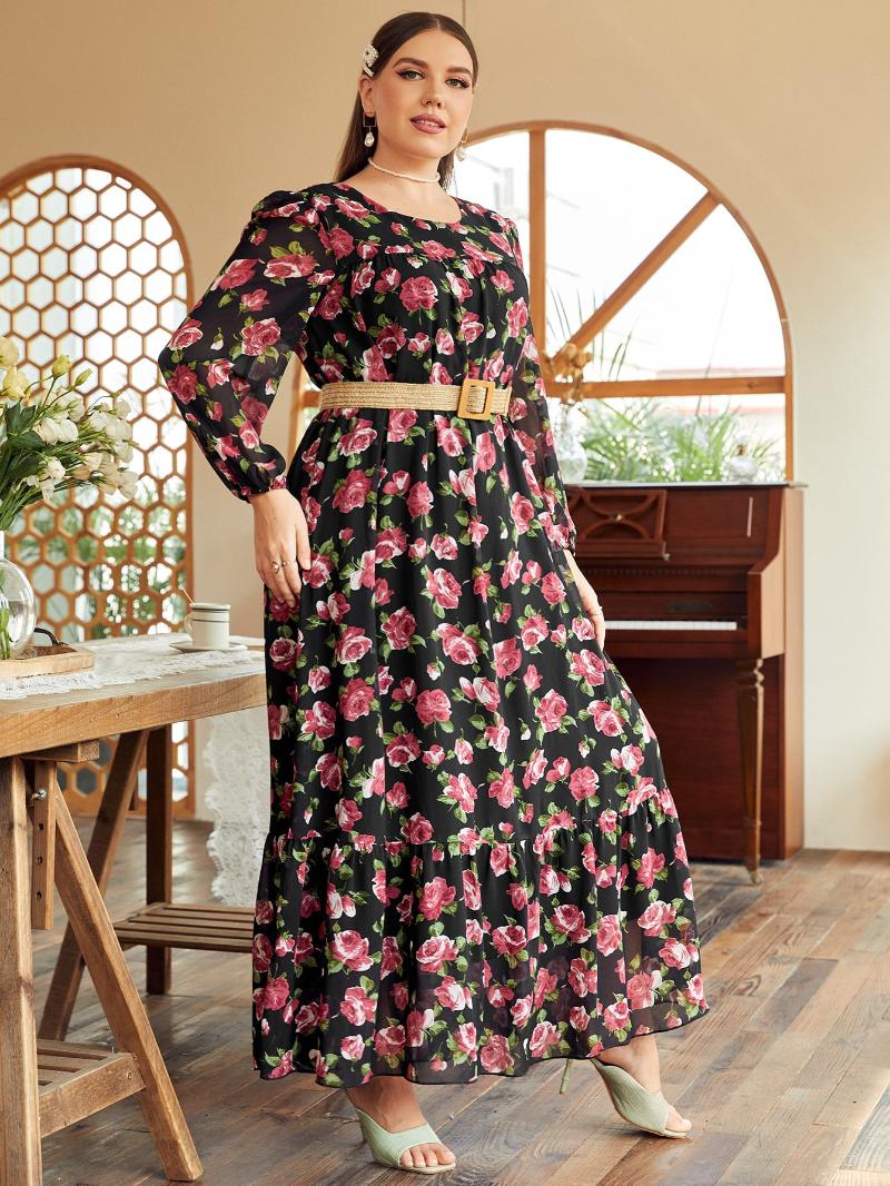 Plus Size Dresses Women Large Elegant Maxi 2022 Spring Floral Boho Long Sleeve Oversized Party Evening Festival ClothingPlus, Black
Plus Size Dresses Women Large Elegant Maxi 2022 Spring Floral Boho Long Sleeve Oversized Party Evening Festival ClothingPlus, Black