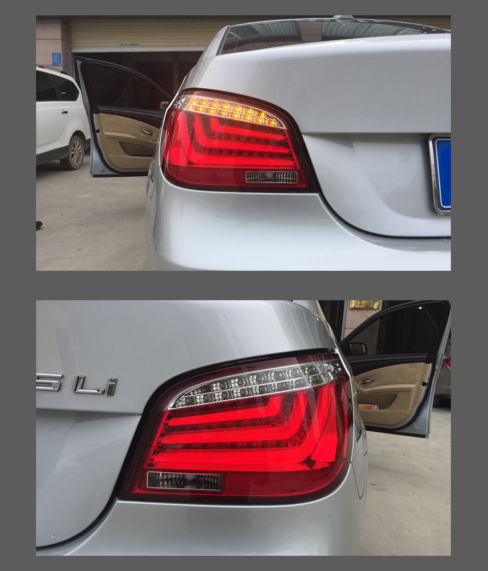 Auto Accessories Taillights For E60 LED Tail Light 2003-2010 Rear Lamp Turn Signal Reversing Brake Fog Lights
