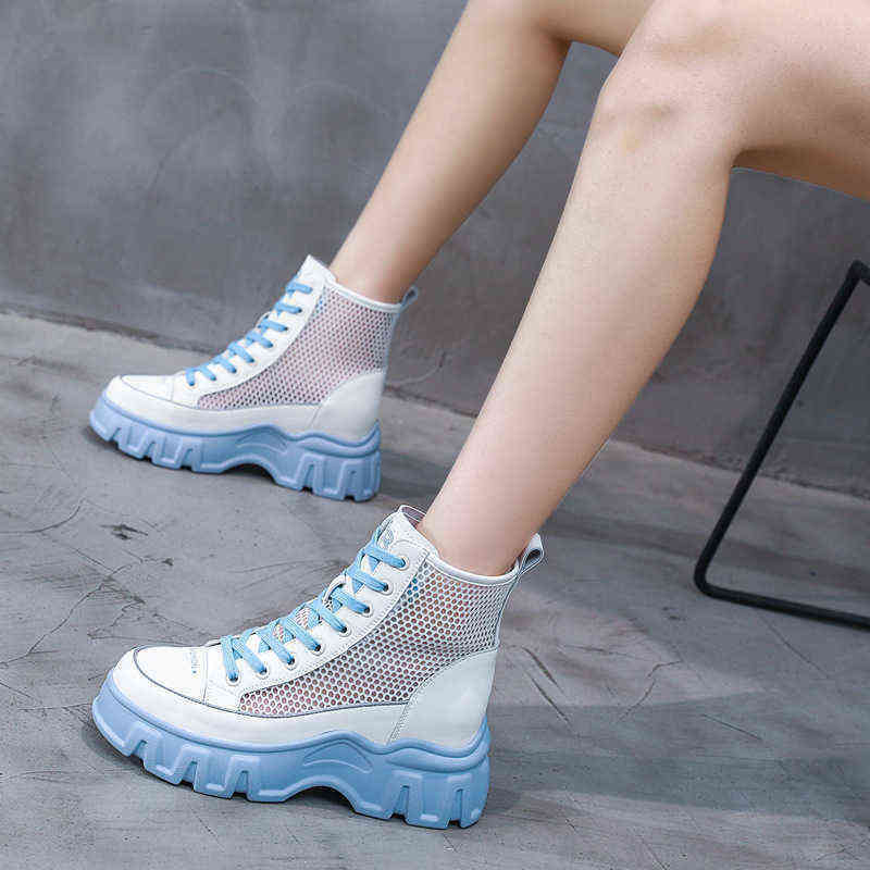 Ankle Boots Summer Women High Heels Sexy Hollow Out Sandals Classic Lace Up Martin Boots Girls Platform Shoes 220401, Light blue
Ankle Boots Summer Women High Heels Sexy Hollow Out Sandals Classic Lace Up Martin Boots Girls Platform Shoes 220401, Light blue