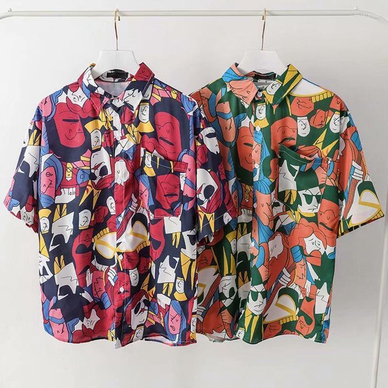 Men's Casual Shirts Korean Blouse Men Summer Turn-down Collar Beach Style Blouses Loose Harajuku Short Sleeve Shirt Tops Lovers Clothes M-3X, Whitet01
Men's Casual Shirts Korean Blouse Men Summer Turn-down Collar Beach Style Blouses Loose Harajuku Short Sleeve Shirt Tops Lovers Clothes M-3X, Whitet01