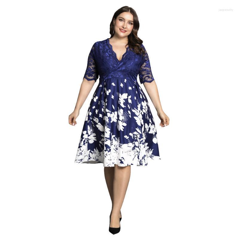 Plus Size Dresses Spring Half Sleeve Print Wrap Dress African Women Elegant V Neck Party Autumn Female 6XL A Line Office VestidoPlus Jasp22, 12452342736 navyblue
Plus Size Dresses Spring Half Sleeve Print Wrap Dress African Women Elegant V Neck Party Autumn Female 6XL A Line Office VestidoPlus Jasp22, 12452342736 navyblue