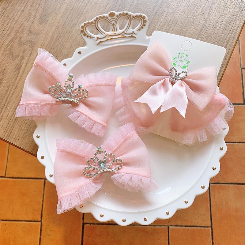 Hair Accessories 5pcs Soft Pink Mesh Bow Clips Crystal Rhinestone Crown Princess Hairpins Lace Flower Bowknot Streamer Headwear Accessoires, E0379
Hair Accessories 5pcs Soft Pink Mesh Bow Clips Crystal Rhinestone Crown Princess Hairpins Lace Flower Bowknot Streamer Headwear Accessoires, E0379