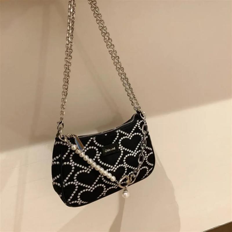 Evening Bags Designer Love Pearl Shoulder Bag Women Fashion Brand Chain Woman Messenger Luxury Vintage Y2K Underarm Handbag Ladies 2022Eveni, Black
Evening Bags Designer Love Pearl Shoulder Bag Women Fashion Brand Chain Woman Messenger Luxury Vintage Y2K Underarm Handbag Ladies 2022Eveni, Black