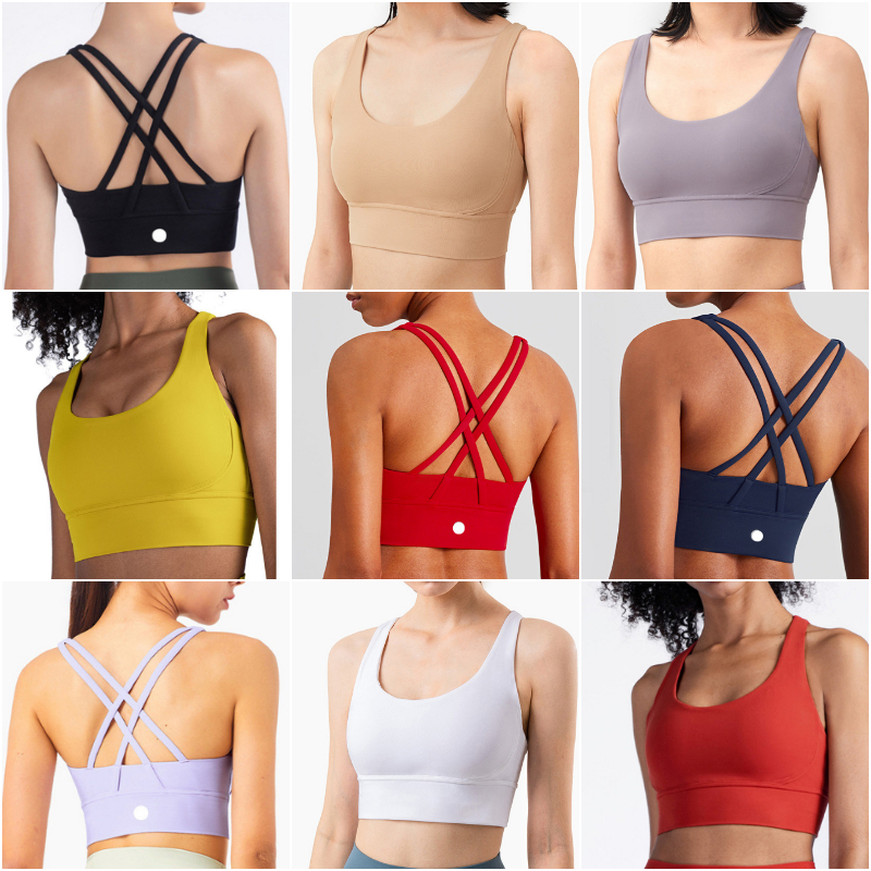

LL-WX1249 Women Yoga Outfits Summer Gym Vest Girls Running Sport Bra Ladies Casual Adult Sleeveless Sportswear Exercise Fitness Wear Many, #9