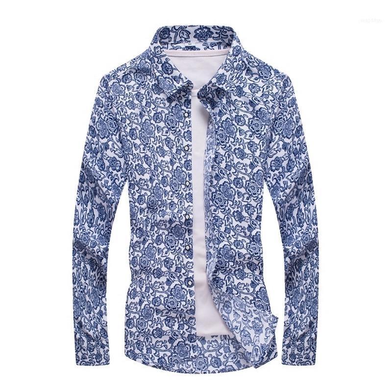 Wholesale- The Long-sleeved Cotton Shirt Men's Business Casual Clothing Brand Fashion Wild Print Formal Oversized -5XL1, Blue
Wholesale- The Long-sleeved Cotton Shirt Men's Business Casual Clothing Brand Fashion Wild Print Formal Oversized -5XL1, Blue