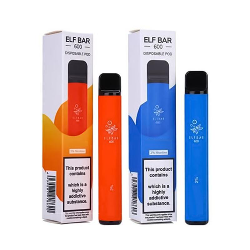 2022 Elf Bar 600 Puffs battery Disposable E Cigarettes Device Vape 2% 550mah pre-filled cartridges Pod Vaporizer elfbar vaporizer Bc
2022 Elf Bar 600 Puffs battery Disposable E Cigarettes Device Vape 2% 550mah pre-filled cartridges Pod Vaporizer elfbar vaporizer Bc