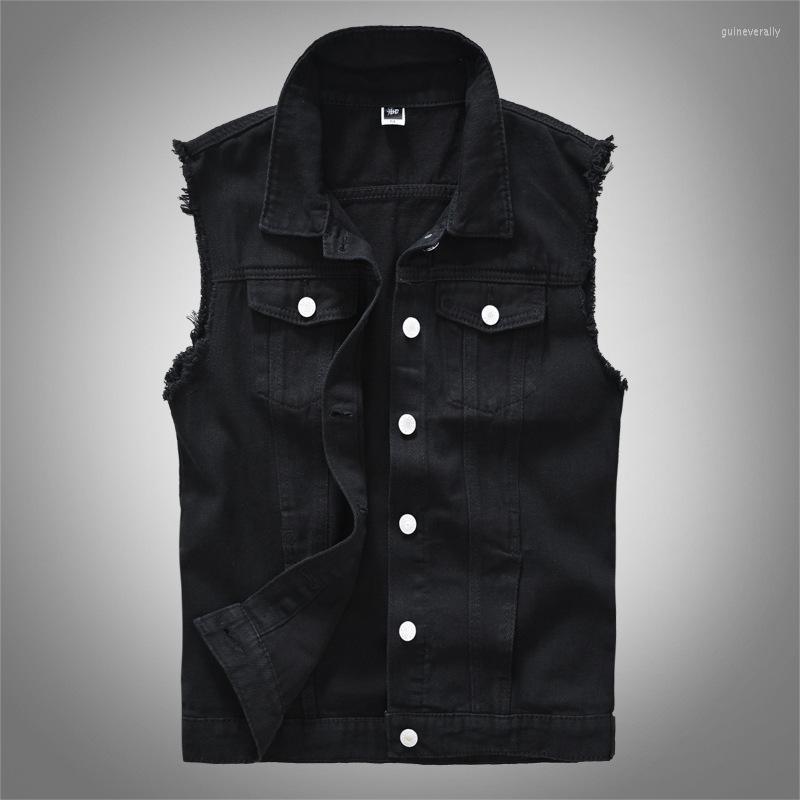 Men's Vests Fashion Casual Black Hooded Sleeveless Vest Denim Jacket Street Punk Style Multiple Size Options -6XL Guin22
Men's Vests Fashion Casual Black Hooded Sleeveless Vest Denim Jacket Street Punk Style Multiple Size Options -6XL Guin22