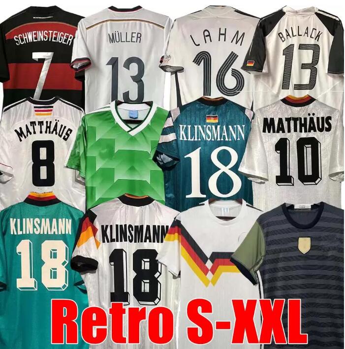 World cup 1990 1998 1988 1996 Soccer Jersey Retro Littbarski BALLACK KLINSMANN 16 2006 2014 shirts KALKBRENNER 1996 2004 Matthaus Hassler Bierhoff KLOSE
World cup 1990 1998 1988 1996 Soccer Jersey Retro Littbarski BALLACK KLINSMANN 16 2006 2014 shirts KALKBRENNER 1996 2004 Matthaus Hassler Bierhoff KLOSE