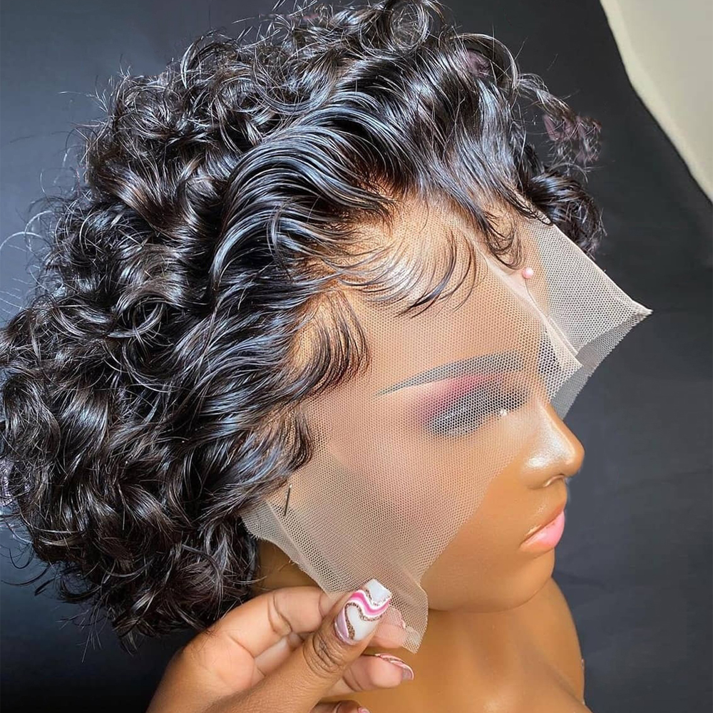 LX Brand Pixie Cut Wig Short Bob Curly Human Hair Wigs Cheap Human Hair Wig 13X2 Transparent Lace Wigs For Women Human Hair Pre Pluckedfacto, Default color
LX Brand Pixie Cut Wig Short Bob Curly Human Hair Wigs Cheap Human Hair Wig 13X2 Transparent Lace Wigs For Women Human Hair Pre Pluckedfacto, Default color