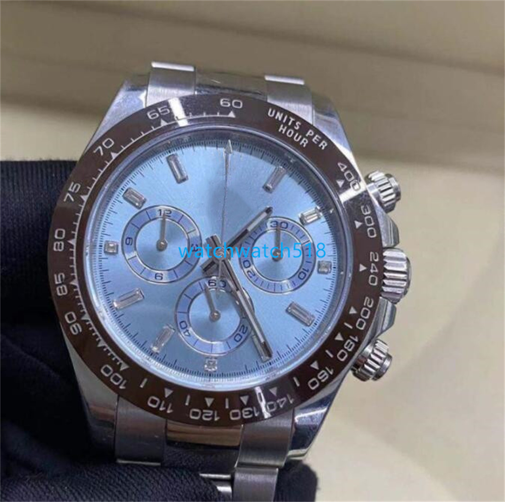 Luxury Mens Watches Ice Blue Dial M116506 40mm Diamond Sapphire Glass Mechanical Automatic Silver Stainless Steel Bracelet Watch with Box Waterproof
Luxury Mens Watches Ice Blue Dial M116506 40mm Diamond Sapphire Glass Mechanical Automatic Silver Stainless Steel Bracelet Watch with Box Waterproof
