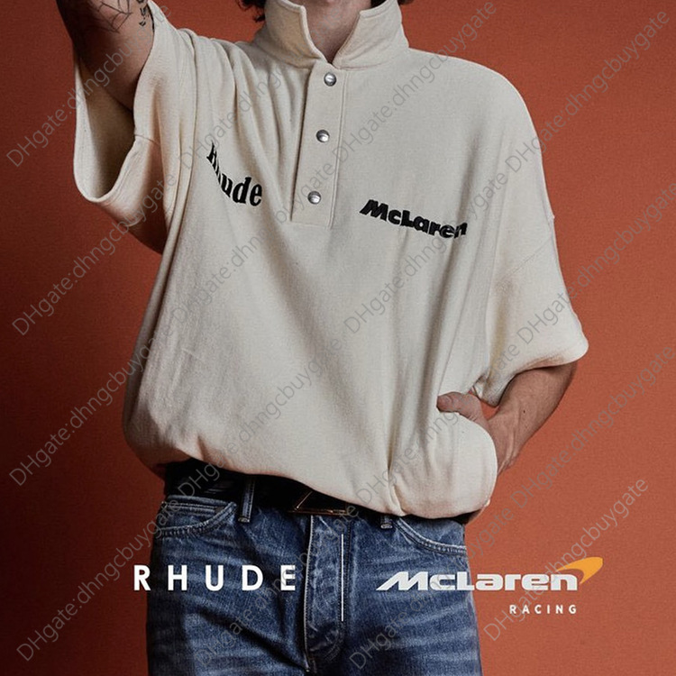 designer tshirt currency buster rhude polo shirt letter embroidery lapel pullover high street versatile casual short sleeve men and women, Apricot
designer tshirt currency buster rhude polo shirt letter embroidery lapel pullover high street versatile casual short sleeve men and women, Apricot