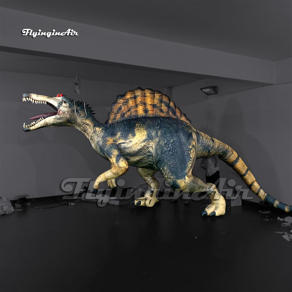Fantastic Large Inflatable Dinosaur Spinosaurus Animal Model Air Blow Up Spinosaur For Zoo And Museum Decoration