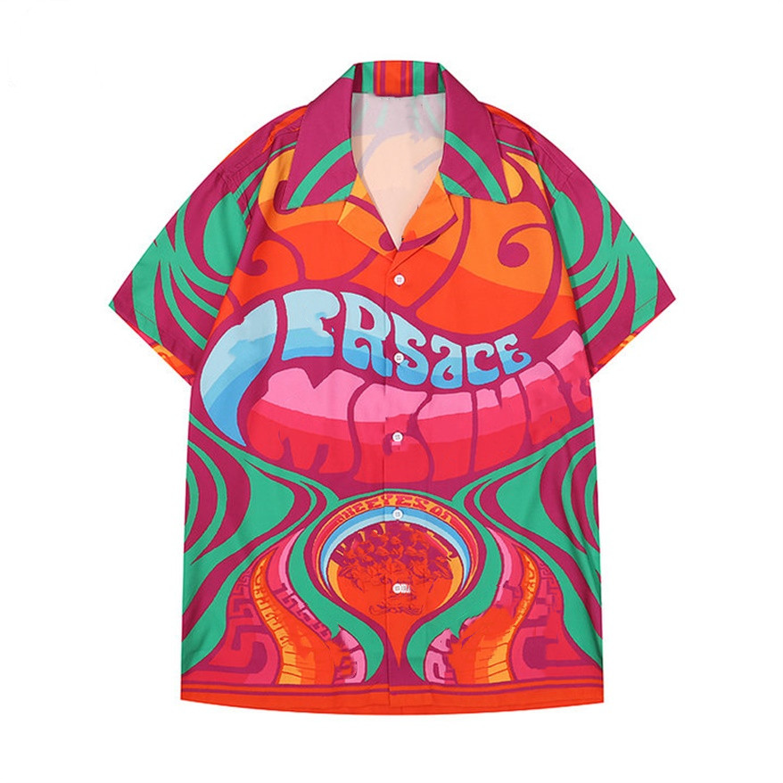 LUXURY Designer t shirt Men's Fashion Tiger Letter V silk bowling shirt Casual Shirts Men Slim Fit Short Sleeve Dress M-3XL #A26, Customize
LUXURY Designer t shirt Men's Fashion Tiger Letter V silk bowling shirt Casual Shirts Men Slim Fit Short Sleeve Dress M-3XL #A26, Customize