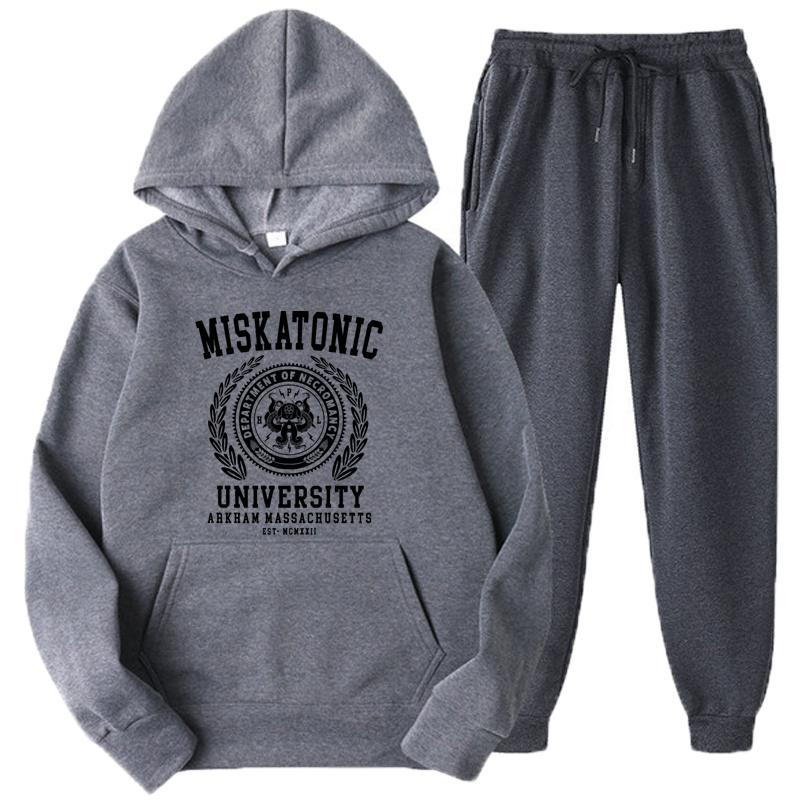 Men' Tracksuits Cthulu And Lovecraft Miskatonic University Men Set Funny Men' Women' Hoodies Pants Two-Piece Tracksuit Trendy Spo
Men' Tracksuits Cthulu And Lovecraft Miskatonic University Men Set Funny Men' Women' Hoodies Pants Two-Piece Tracksuit Trendy Spo