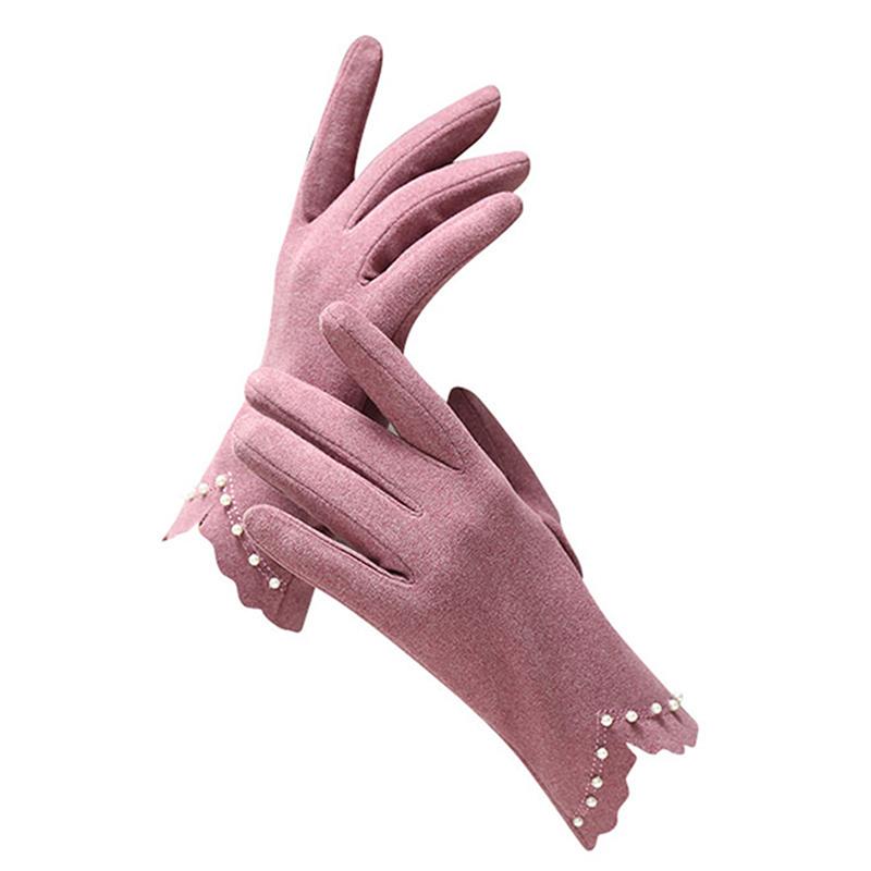 Five Fingers Gloves 1Pair Keep Warm Touch Screen Thin Pearl Elegant Cycling Drive Windproof Mittens Comfortable TouchScreen KeepWarm Outdoor
Five Fingers Gloves 1Pair Keep Warm Touch Screen Thin Pearl Elegant Cycling Drive Windproof Mittens Comfortable TouchScreen KeepWarm Outdoor