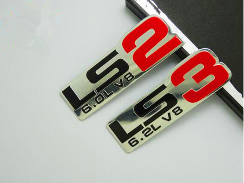 2pc SET Custom CHROME LS2 LS3 6.0 V8 Emblem Fits Fender Side TRUNK badge Car sticker Exterior Accessory, Silver
2pc SET Custom CHROME LS2 LS3 6.0 V8 Emblem Fits Fender Side TRUNK badge Car sticker Exterior Accessory, Silver