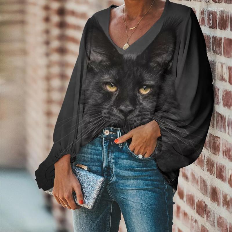 Women's Blouses & Shirts Tops V-neck Women Clothing Large Size Blouse Kawaii Maine Coon Cat Print Casual Loose Long Sleeve Shirt Free Drop S, Hqf1017b2
Women's Blouses & Shirts Tops V-neck Women Clothing Large Size Blouse Kawaii Maine Coon Cat Print Casual Loose Long Sleeve Shirt Free Drop S, Hqf1017b2